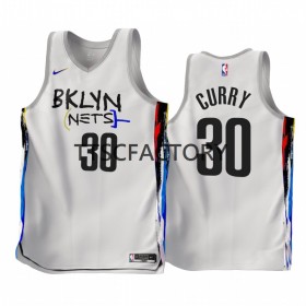 Dres Brooklyn Nets Seth Curry 30 Nike 2022-23 City Edition Bijela Swingman - Muške